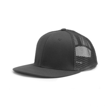 5 Panel Print Fabric Flat Brim Snapback Caps